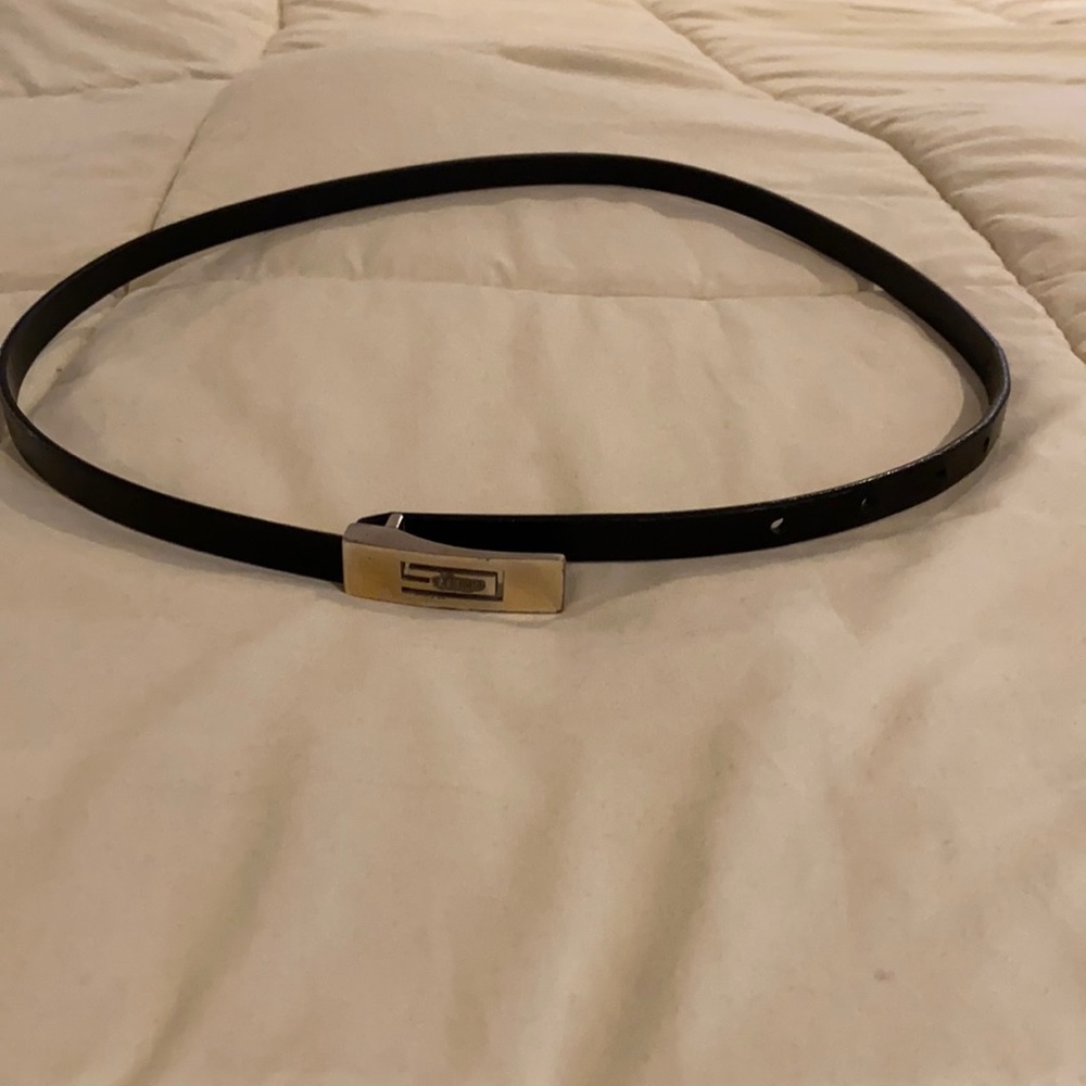 Guess belt - black leather